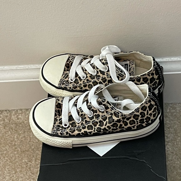 Converse Other - all star converse leopard print